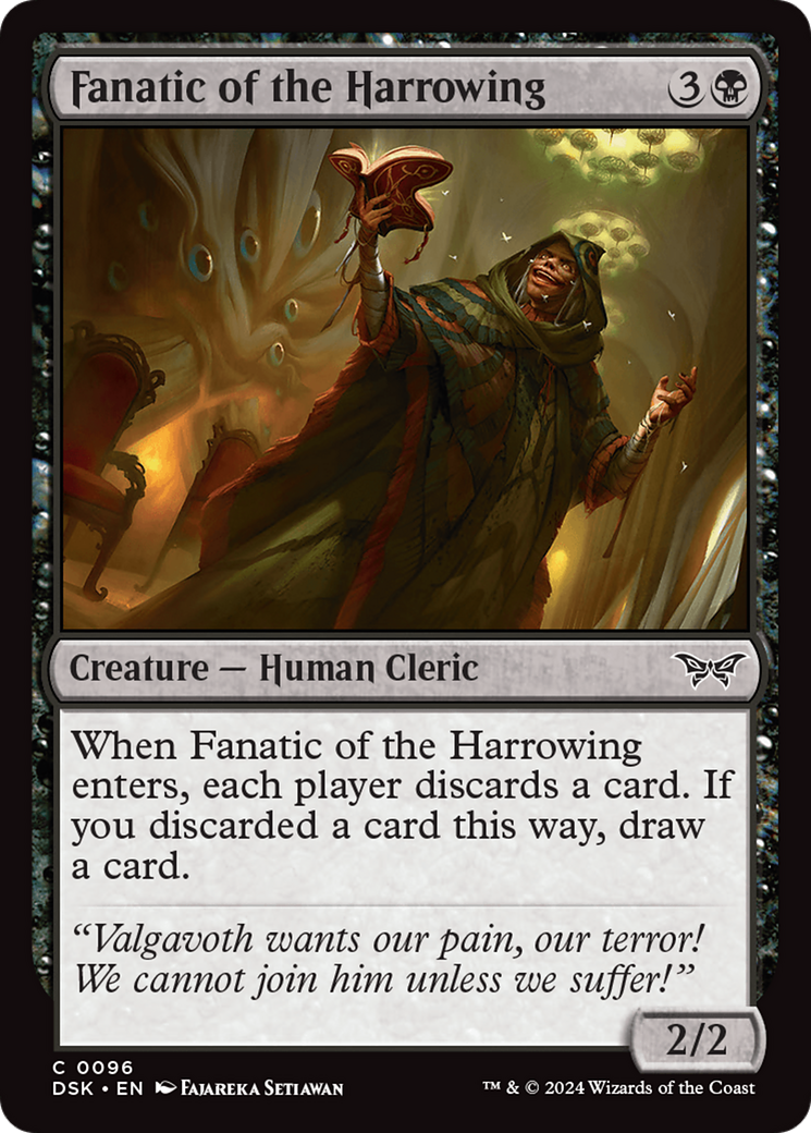 Fanatic of the Harrowing [Duskmourn: House of Horror] Foil