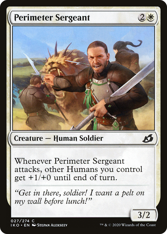 Perimeter Sergeant [Ikoria: Lair of Behemoths] Foil