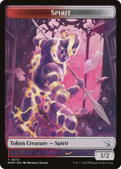 Monk // Spirit (13) Double-Sided Token [March of the Machine Tokens] | Silver Goblin