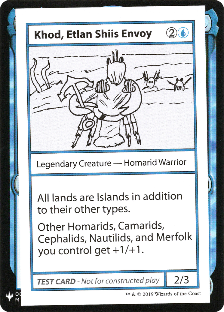 Khod, Etlan Shiis Envoy (024) - Mystery Booster Playtest Cards 2019