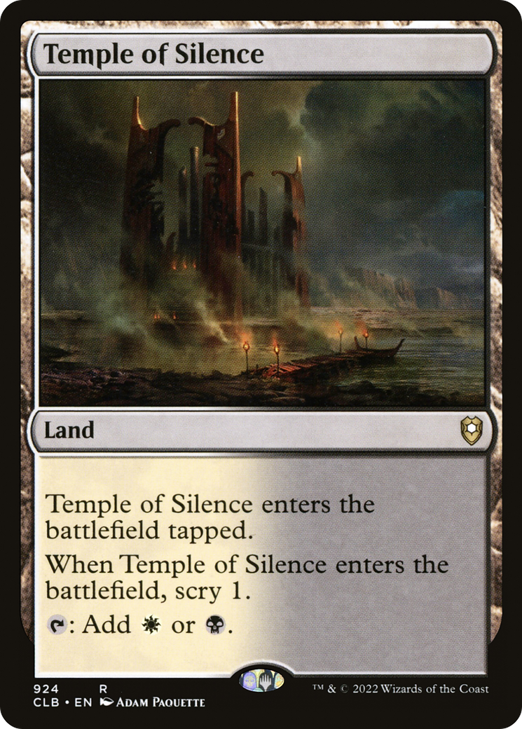 Temple of Silence [Commander Legends: Battle for Baldur's Gate]