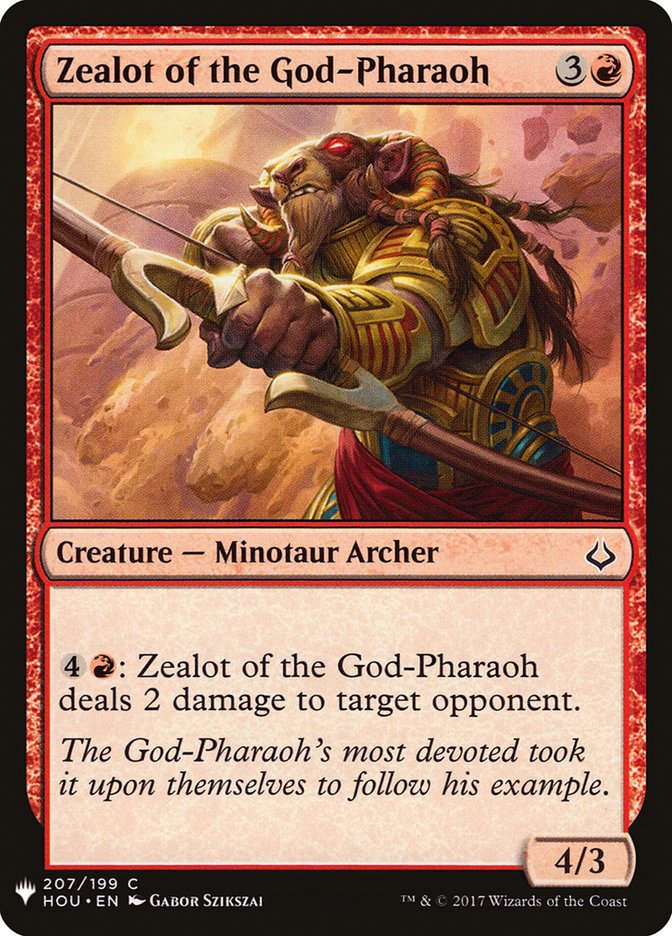 Zealot of the God-Pharaoh [Mystery Booster] | Silver Goblin
