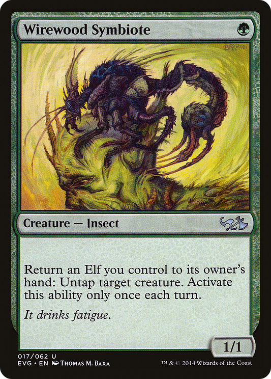 Wirewood Symbiote (Elves vs. Goblins) [Duel Decks Anthology] Foil