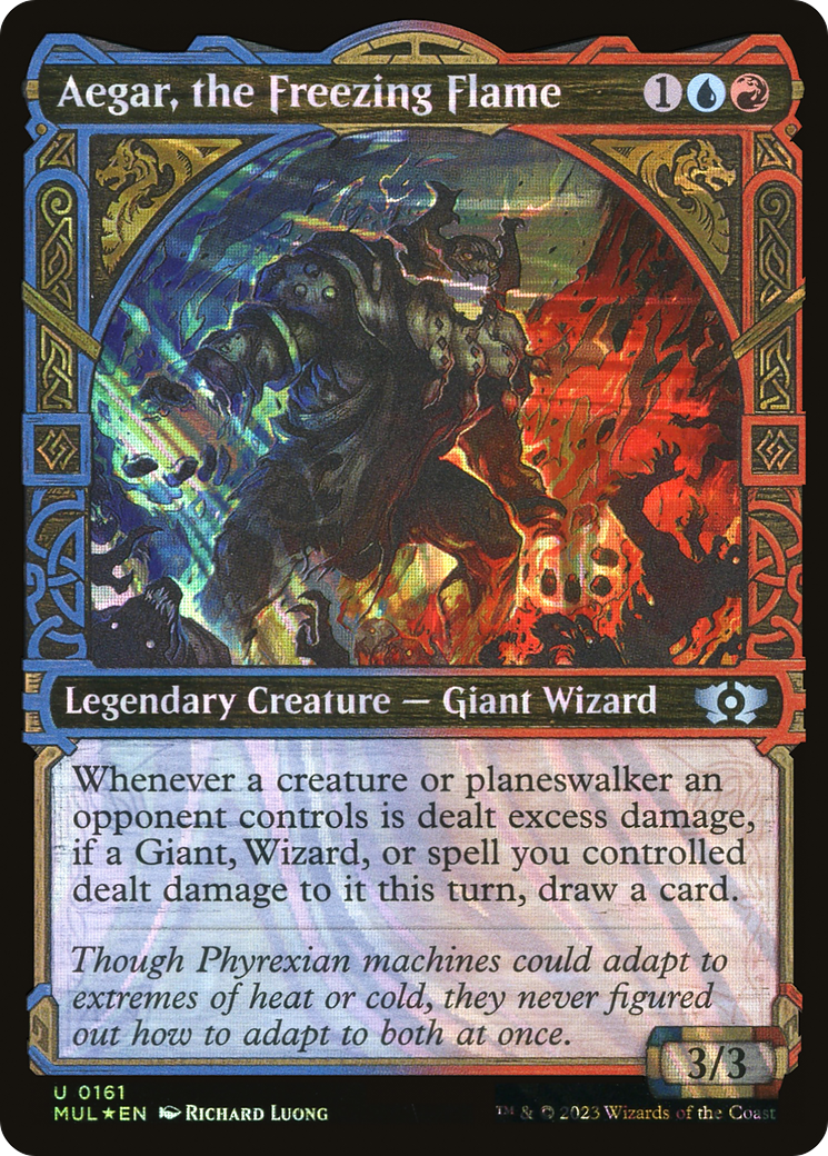 Aegar, the Freezing Flame (Halo Foil) [Multiverse Legends]