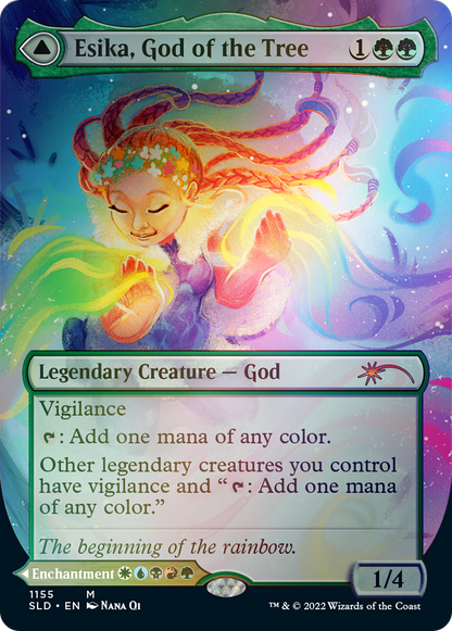 Esika, God of the Tree // The Prismatic Bridge (1155) Foil - Secret Lair Drop