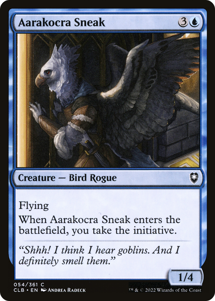 Aarakocra Sneak [Commander Legends: Battle for Baldur's Gate] Foil