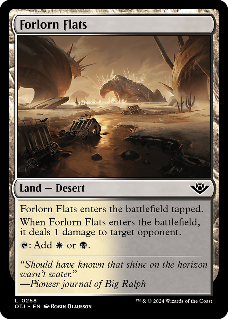 Forlorn Flats [Outlaws of Thunder Junction] | Silver Goblin