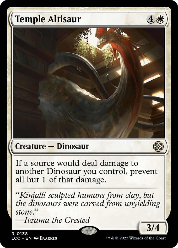 Temple Altisaur [The Lost Caverns of Ixalan Commander] | Silver Goblin