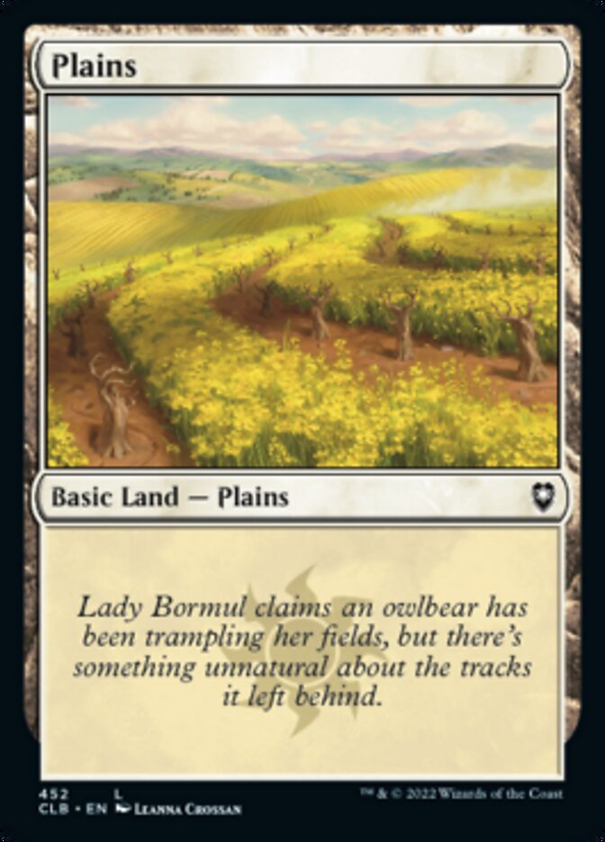 Plains (452) [Commander Legends: Battle for Baldur's Gate] | Silver Goblin