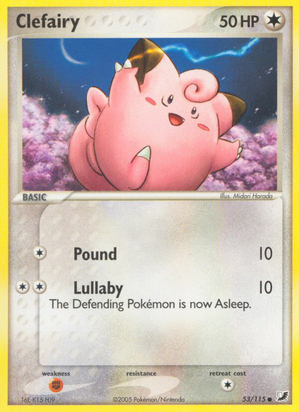 Clefairy (53/115) [EX: Unseen Forces] | Silver Goblin