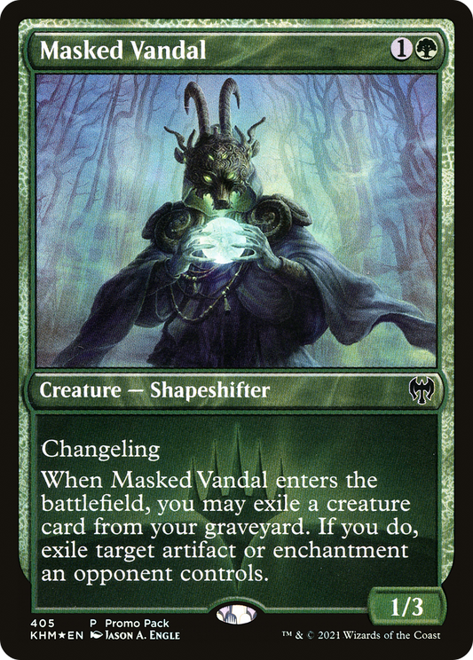 Masked Vandal (Promo Pack) [Kaldheim Promos] Foil