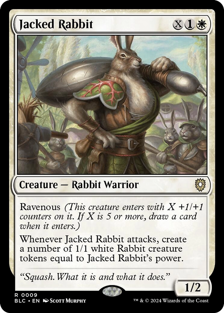 Jacked Rabbit [Bloomburrow Commander] | Silver Goblin