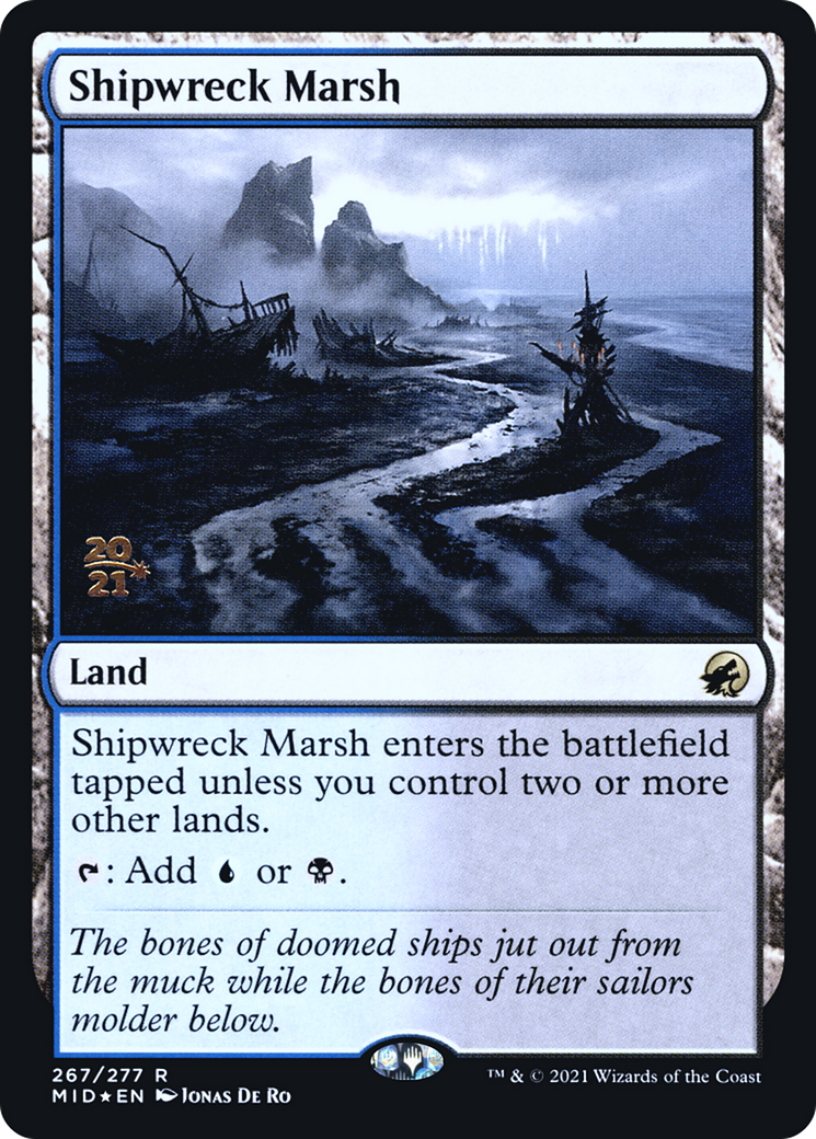 Shipwreck Marsh (267s) Foil - Innistrad: Midnight Hunt Promos