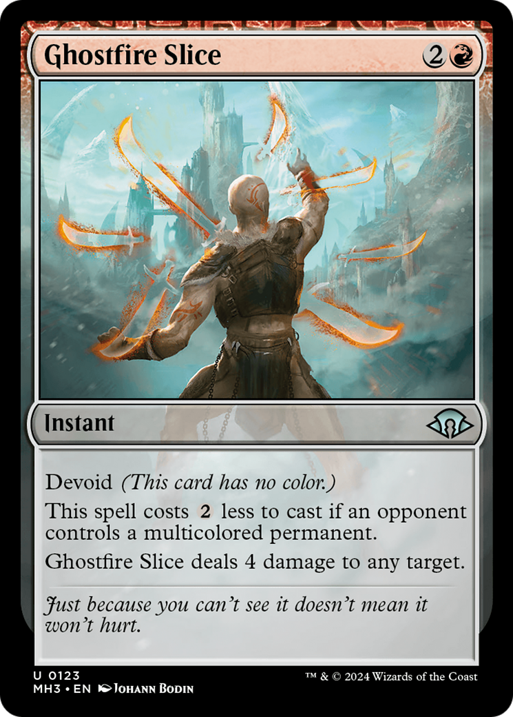 Ghostfire Slice [Modern Horizons 3] Foil