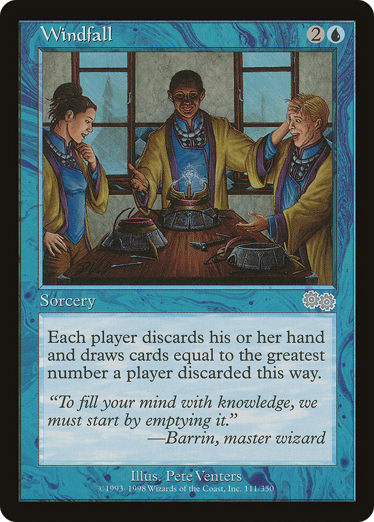 Windfall [Urza's Saga] | Silver Goblin