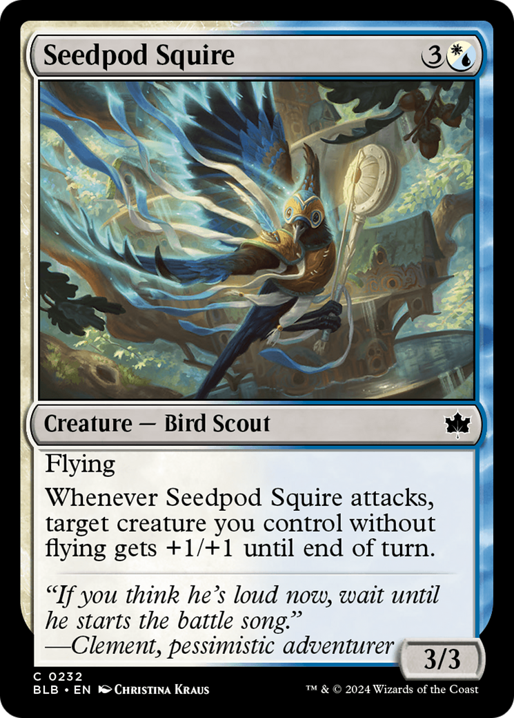 Seedpod Squire [Bloomburrow] | Silver Goblin