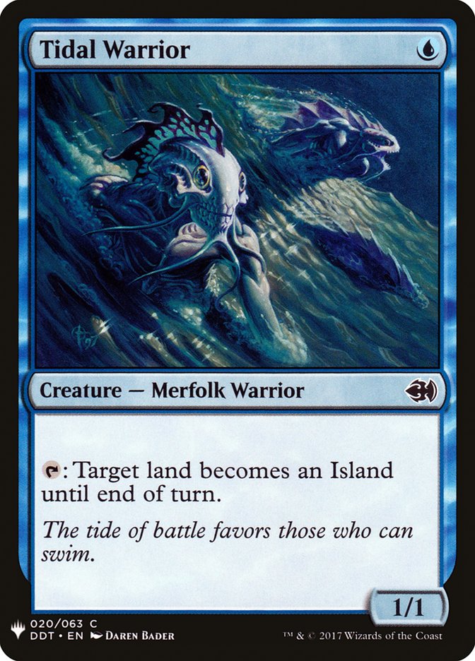 Tidal Warrior [Mystery Booster] | Silver Goblin