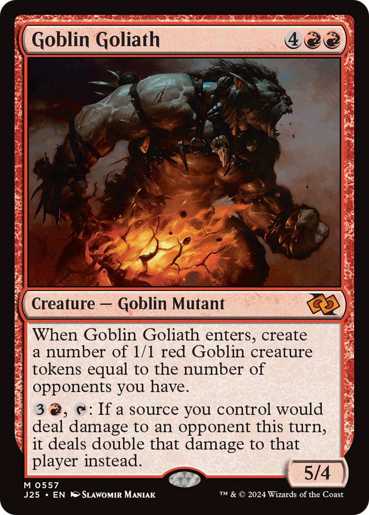 Goblin Goliath [Foundations Jumpstart] | Silver Goblin