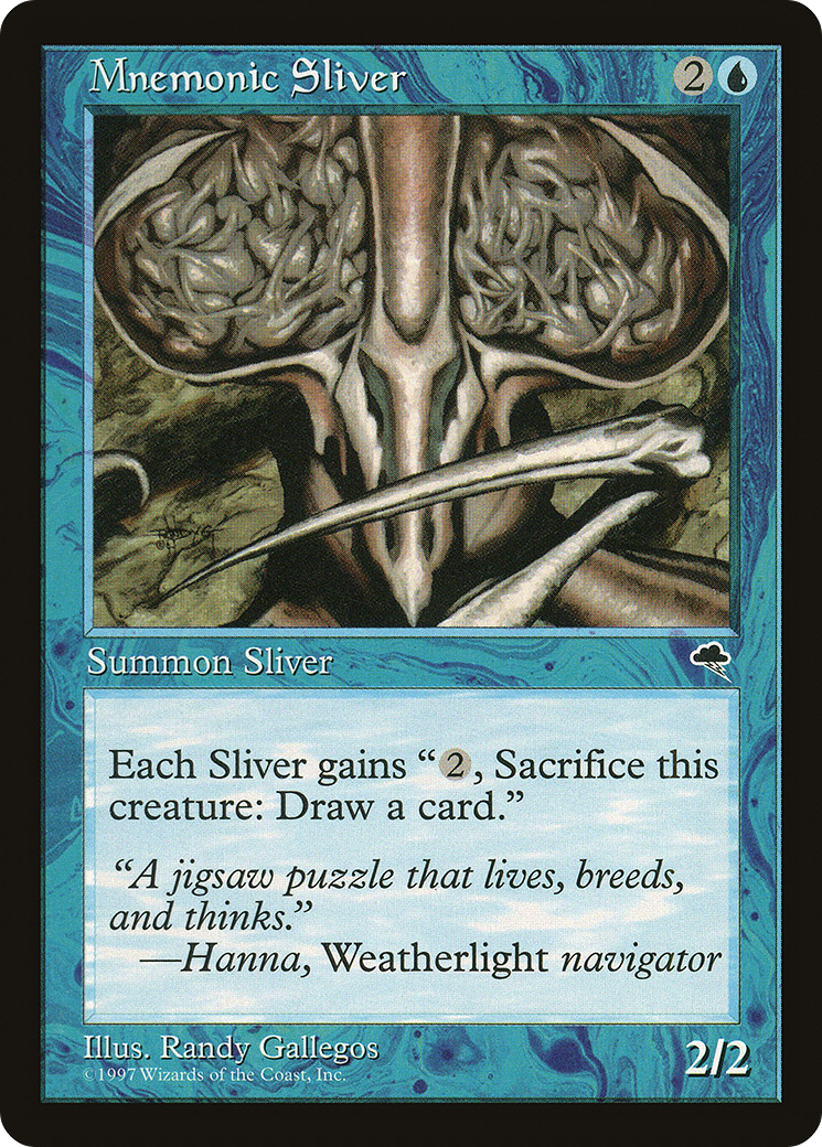 Mnemonic Sliver [Tempest] | Silver Goblin