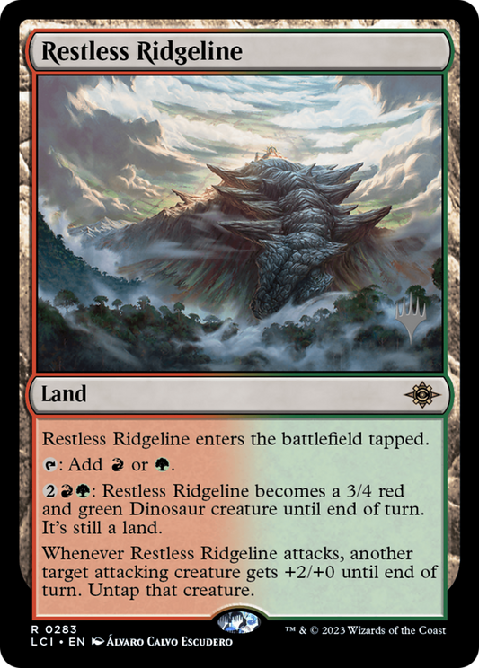 Restless Ridgeline (Promo Pack) [The Lost Caverns of Ixalan Promos] Foil
