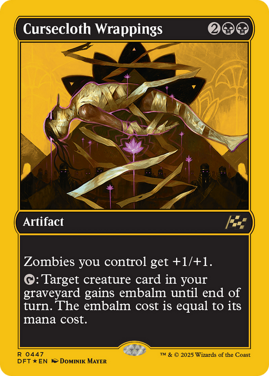 Cursecloth Wrappings (First-Place Foil) Foil (447) - Aetherdrift