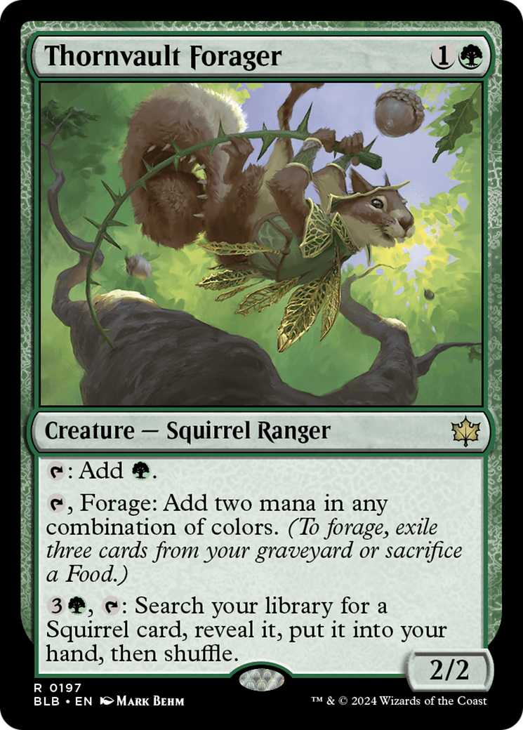 Thornvault Forager [Bloomburrow] | Silver Goblin