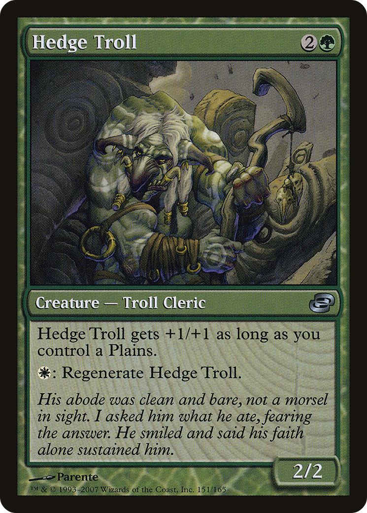 Hedge Troll [Planar Chaos] | Silver Goblin