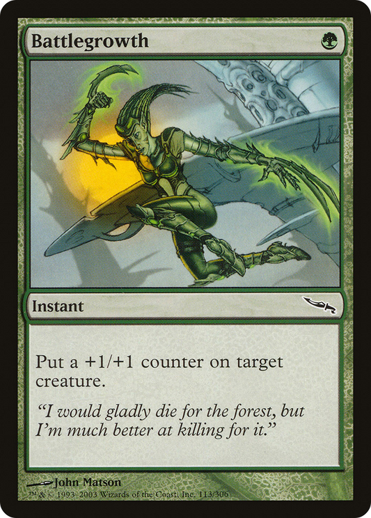 Battlegrowth [Mirrodin] Foil