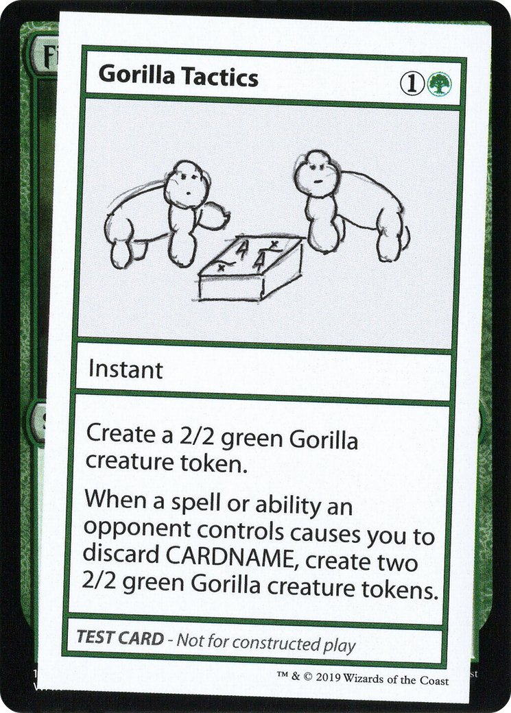 Gorilla Tactics (2021 Edition) [Mystery Booster Playtest Cards]