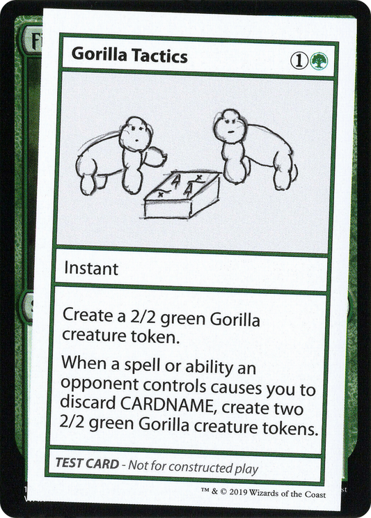 Gorilla Tactics (2021 Edition) [Mystery Booster Playtest Cards]