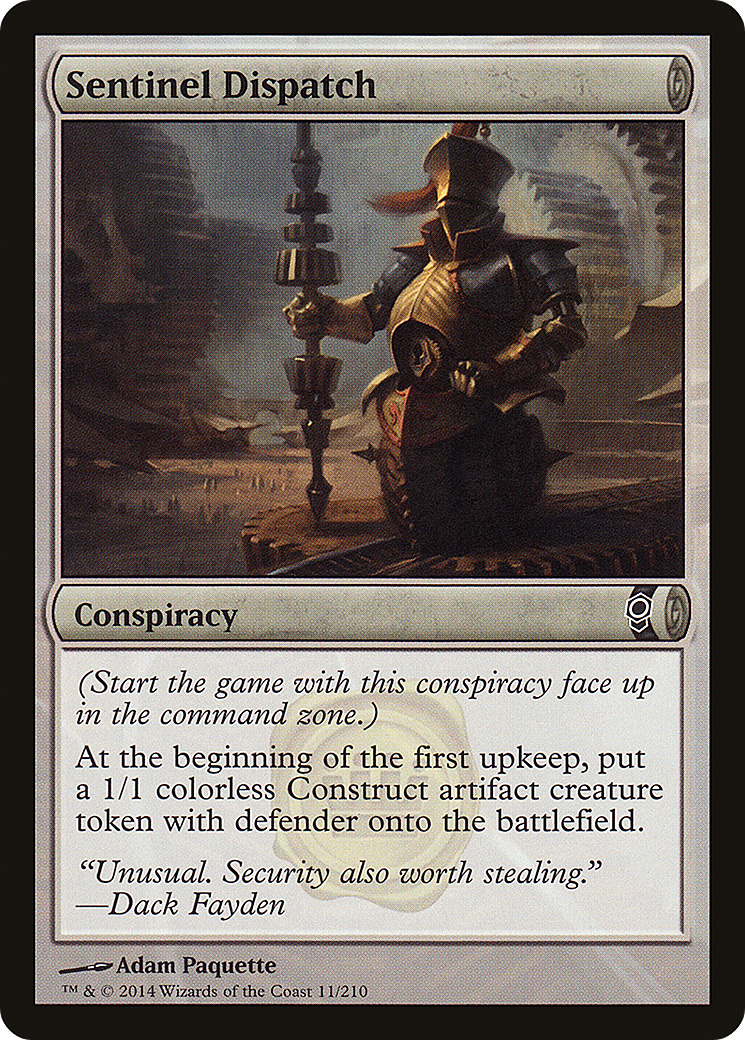Sentinel Dispatch (011) Foil - Conspiracy
