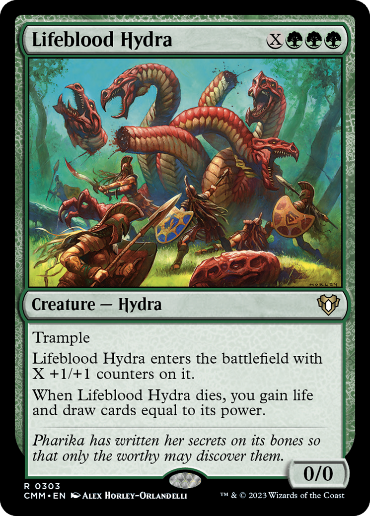 Lifeblood Hydra [Commander Masters] Foil