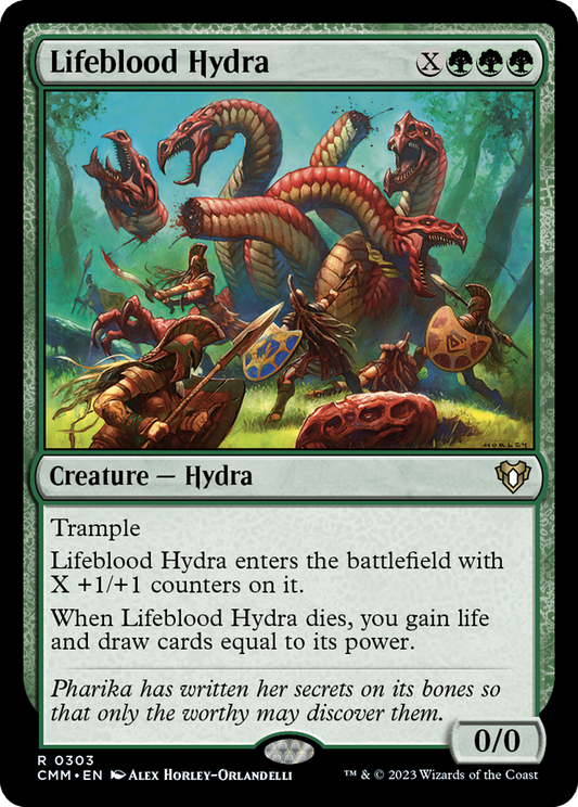 Lifeblood Hydra [Commander Masters] Foil