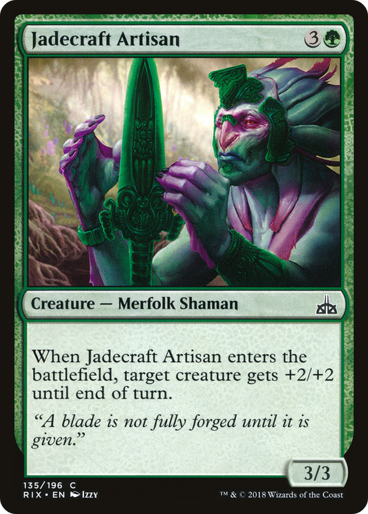 Jadecraft Artisan [Rivals of Ixalan] Foil