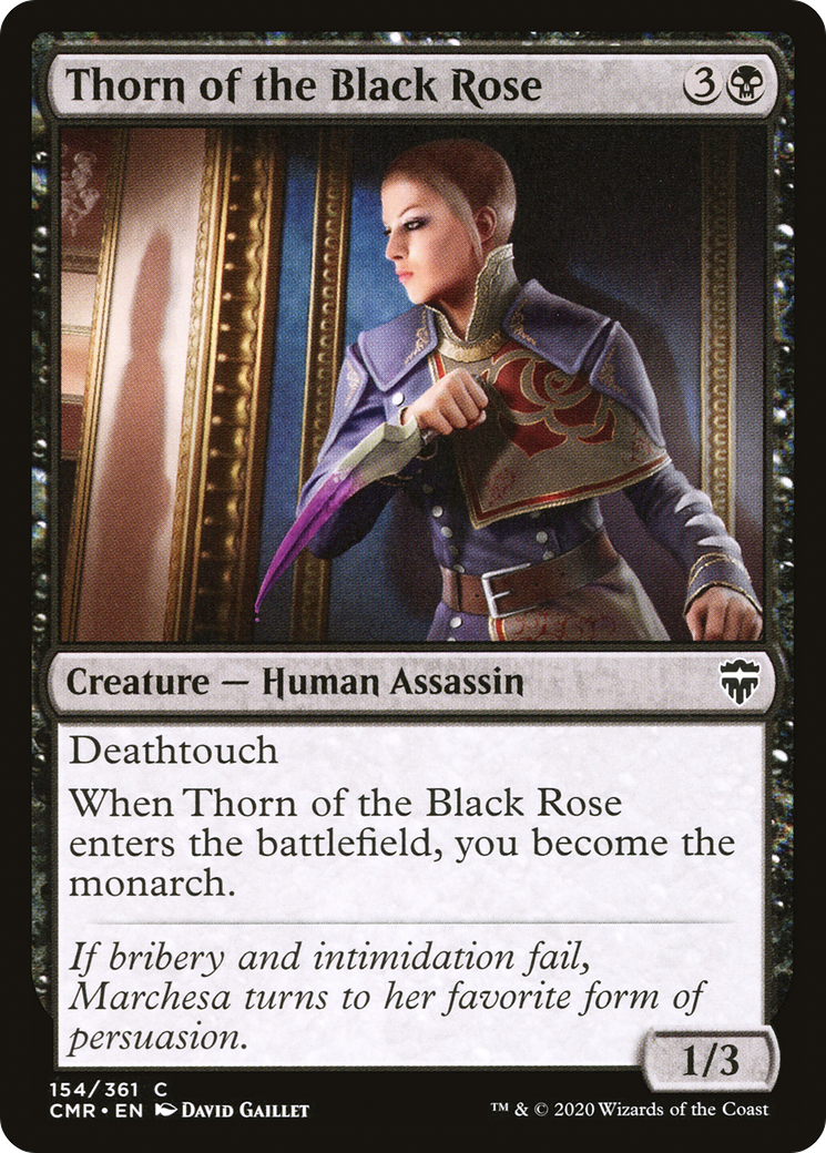 Thorn of the Black Rose [Commander Legends] Foil