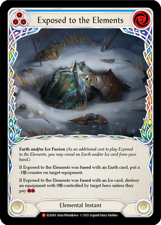 Exposed to the Elements 1st Edition Rainbow Foil (ELE093) - Tales of Aria