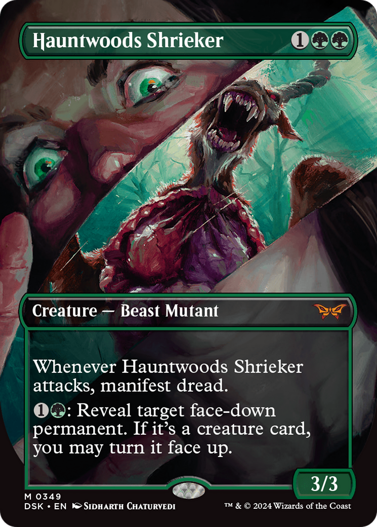 Hauntwoods Shrieker (Borderless) [Duskmourn: House of Horror] | Silver Goblin