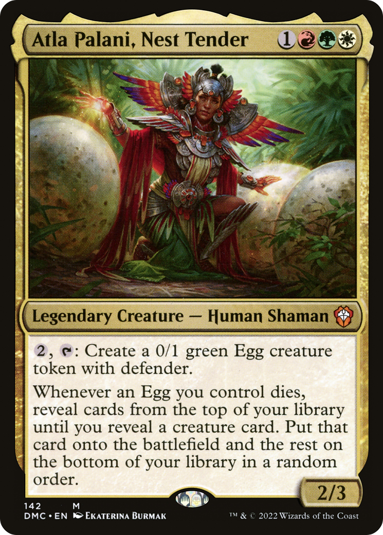 Atla Palani, Nest Tender [Dominaria United Commander] | Silver Goblin