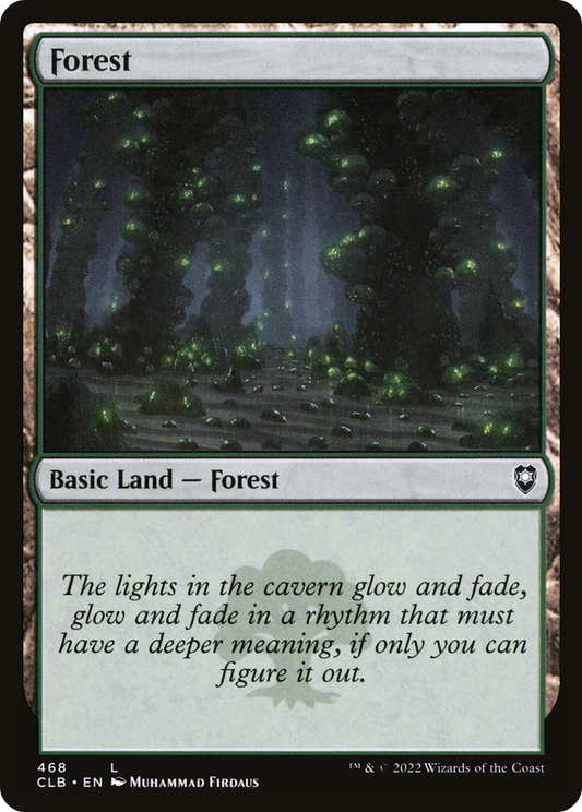 Forest (468) [Commander Legends: Battle for Baldur's Gate] Foil