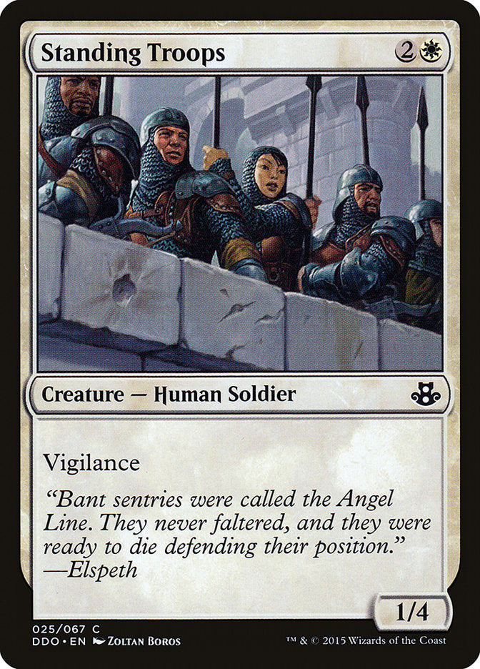 Standing Troops [Duel Decks: Elspeth vs. Kiora] | Silver Goblin