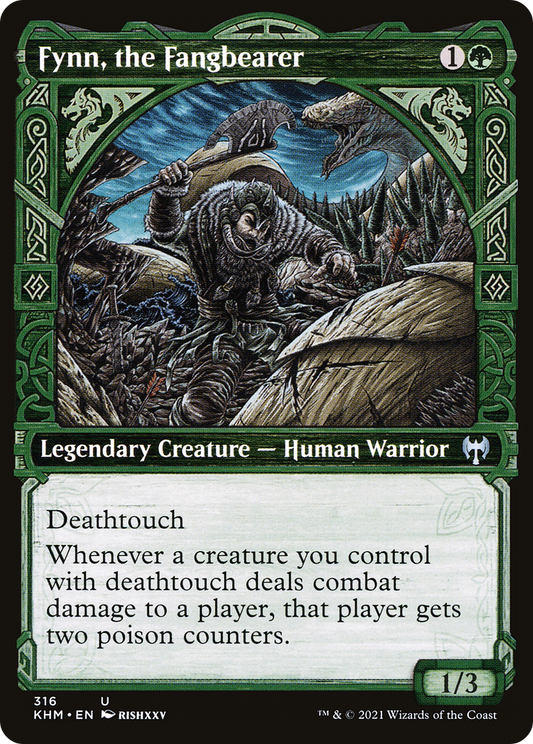 Fynn, the Fangbearer (Showcase) [Kaldheim] Foil