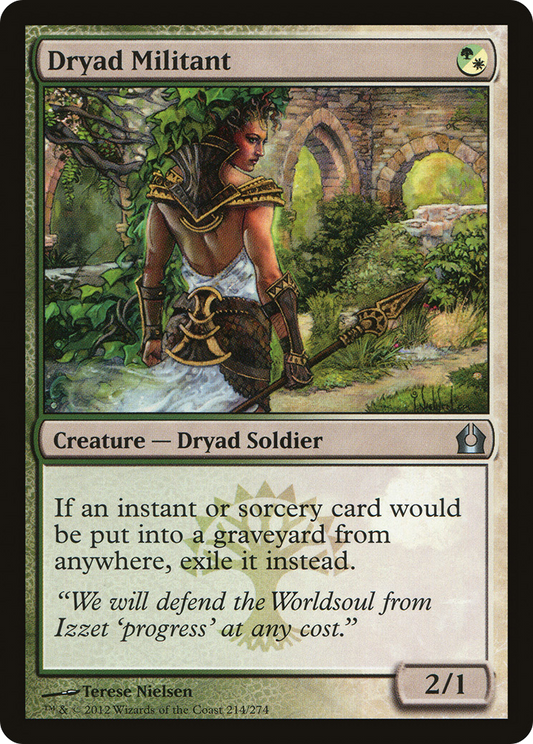 Dryad Militant [Return to Ravnica] Foil