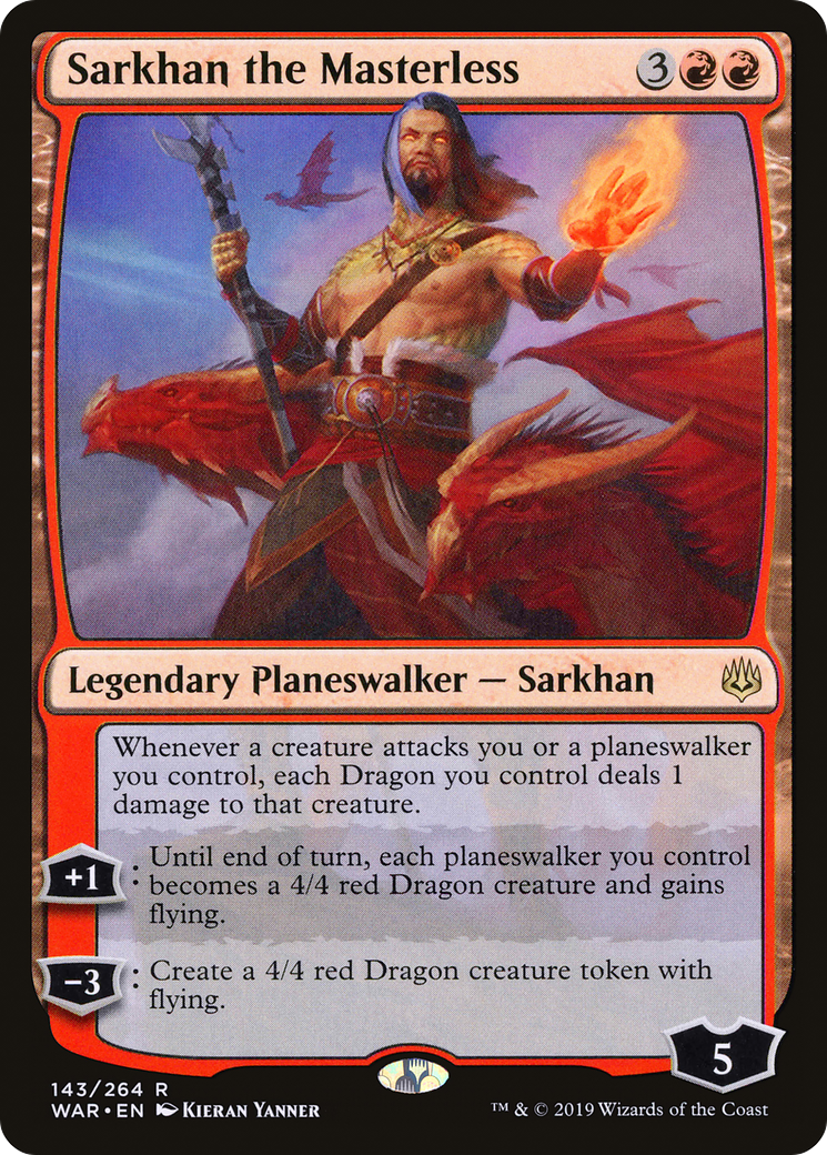 Sarkhan the Masterless [War of the Spark] Foil