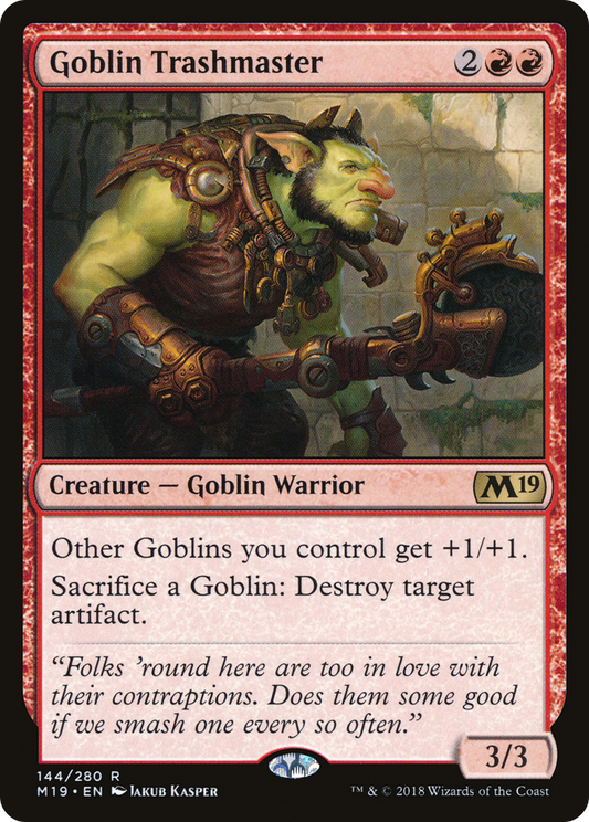 Goblin Trashmaster [Core Set 2019] Foil