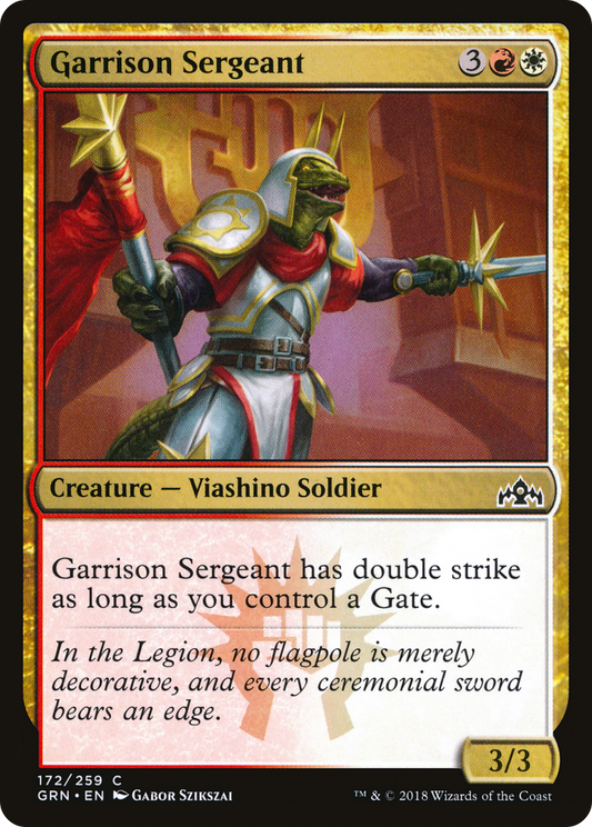 Garrison Sergeant [Guilds of Ravnica] Foil