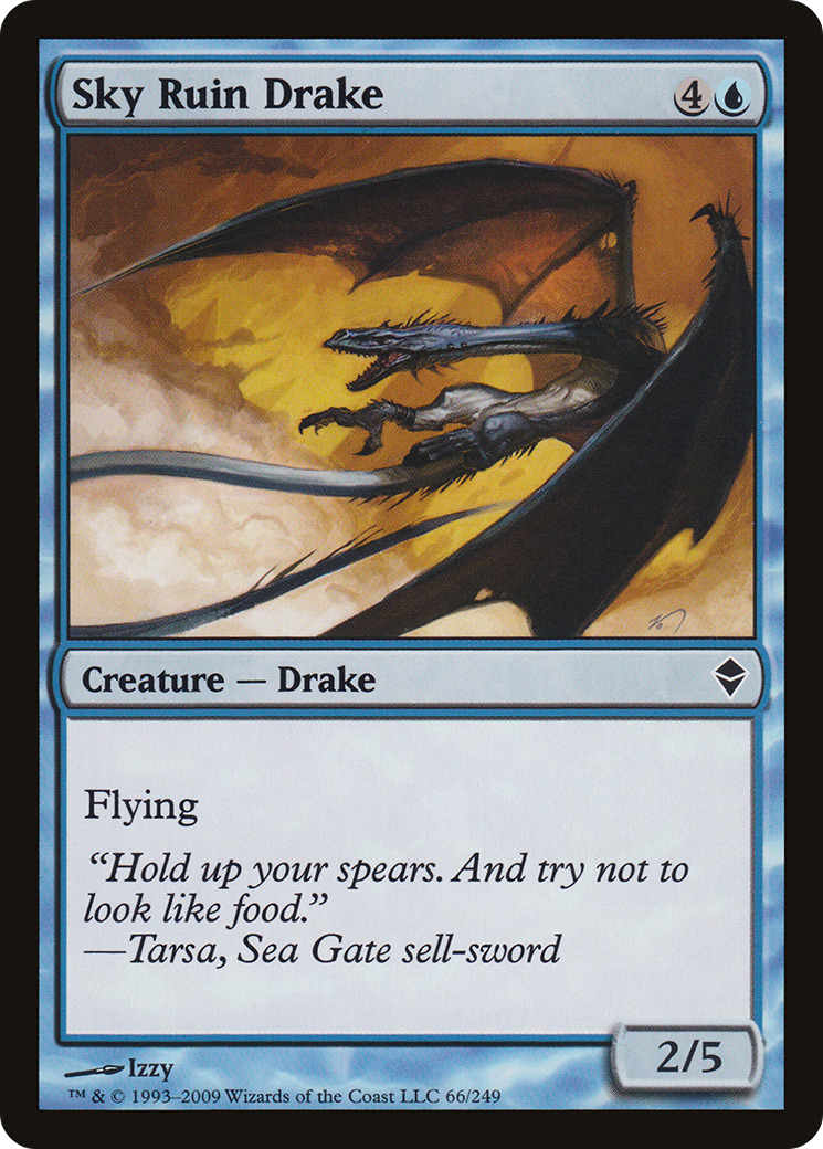 Sky Ruin Drake (066) Foil - Zendikar
