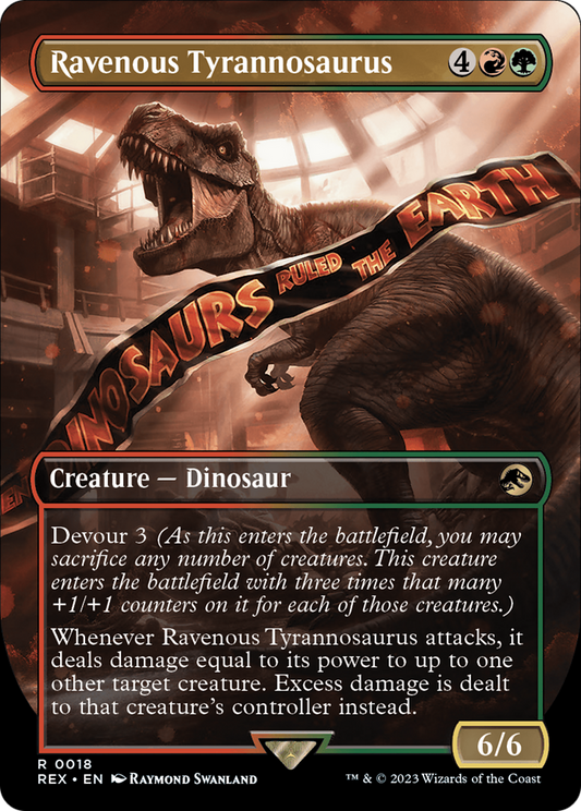 Ravenous Tyrannosaurus (Borderless) [Jurassic World Collection] Foil