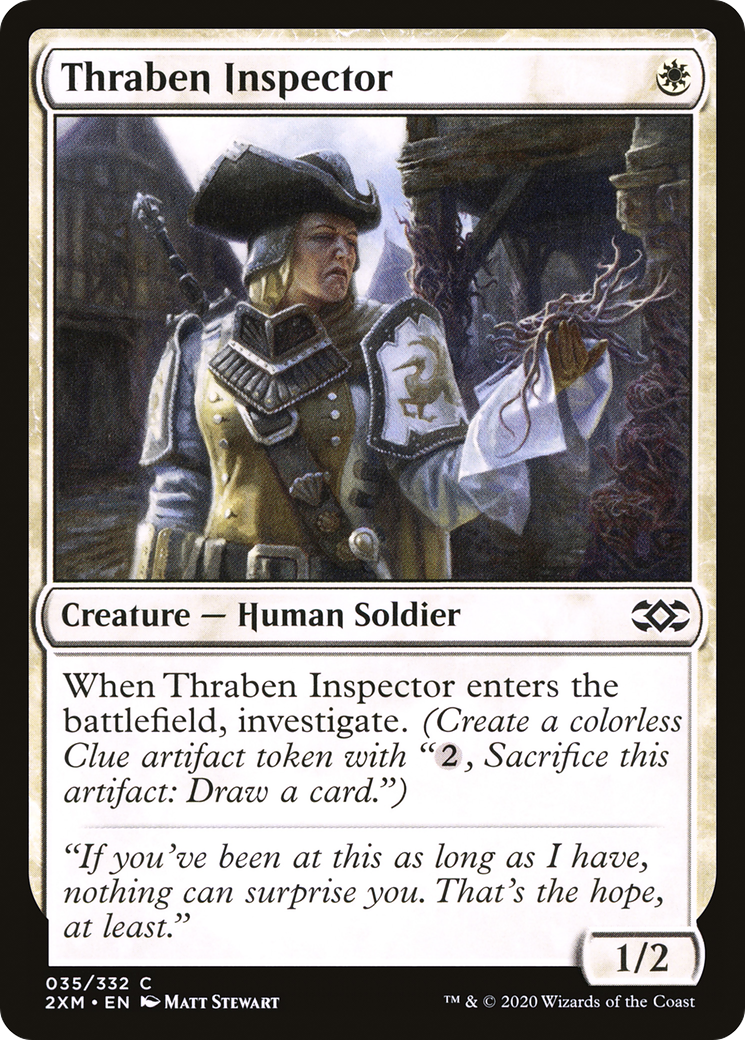 Thraben Inspector (035) Foil - Double Masters