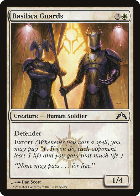 Basilica Guards [Gatecrash] Foil