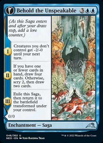 Behold the Unspeakable // Vision of the Unspeakable [Kamigawa: Neon Dynasty] Foil